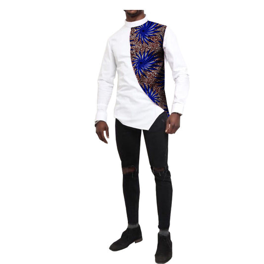 Camisa de Algodón Batik con Combinación de Colores - Image 2