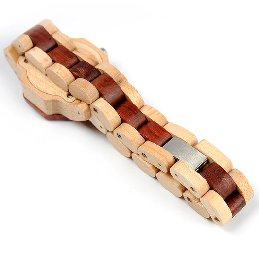Reloj de Madera para Mujer Estilo Retro Minimalista - Image 2