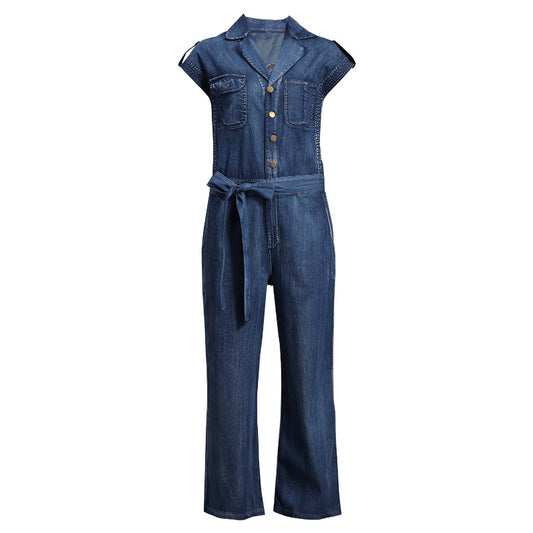 Jeans Anchos Oversized para Mujer con Bordado Vintage - Image 2