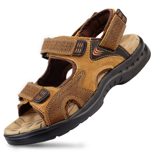 Sandalias de Cuero para Hombre con Plataforma y Puntera - Piel Premium para Exterior - Image 2