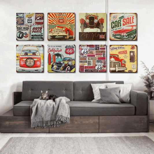 Cuadro Metálico Retro Bar Vintage Cartel Decorativo Mural KTV Pintura Lata Personalizada - Image 2