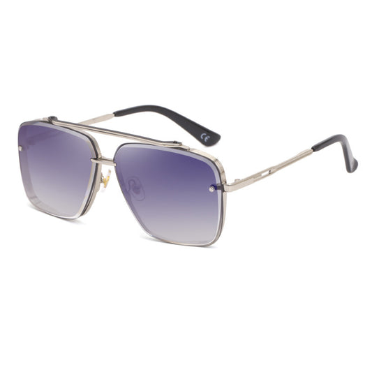 Gafas de Sol Retro Cuadradas para Hombre 1261 - Diseño Metálico Vintage - Image 2