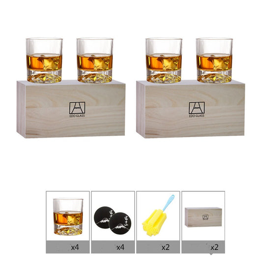 Juego de Cristal en Caja de Madera - Elegancia y Funcionalidad - Image 2