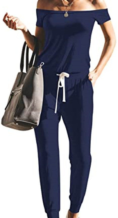 Jumpsuit Asimétrico con Hombro Descubierto - Image 2