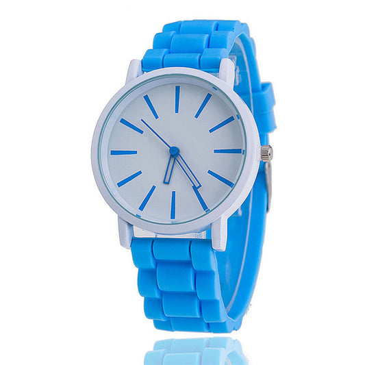 Reloj con Correa de Silicona Gel Ultrafina - Colores Pastel Caramelo - Image 2