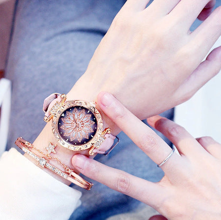 Reloj Elegante para Mujer con Diamantes, Resistente al Agua - Image 2
