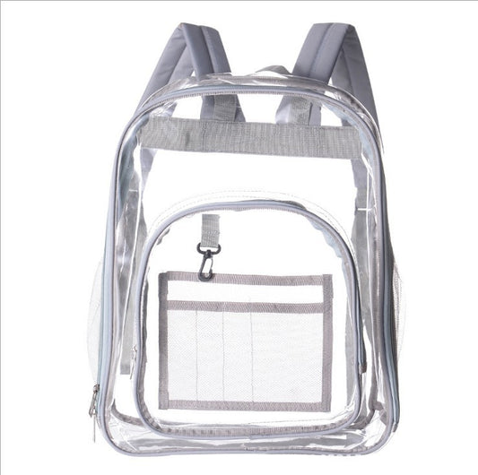 Mochila Escolar Impermeable de Gran Capacidad Transparente Universal - Image 2