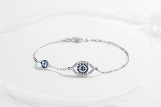 Pulsera de Plata Ley 925 Ojo del Demonio - Image 2