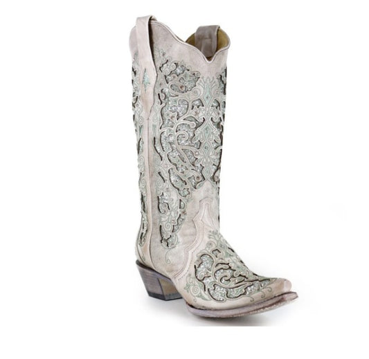 Botas Étnicas Bordadas con Tacón Grueso y Caña Alta - Image 2