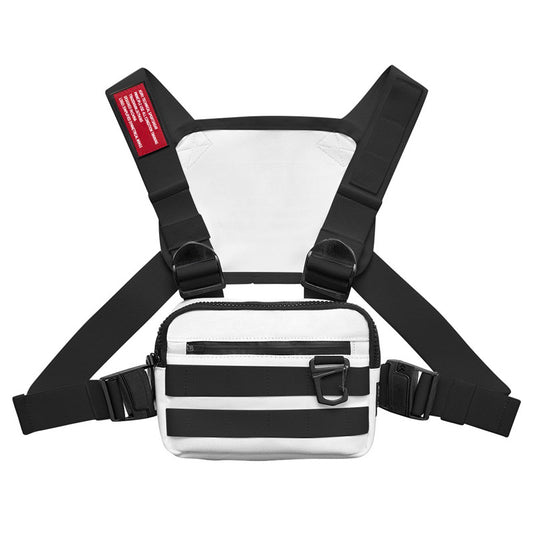 Chaleco Táctico Modular Negro con Bolsas de Carga Ajustables - Image 2