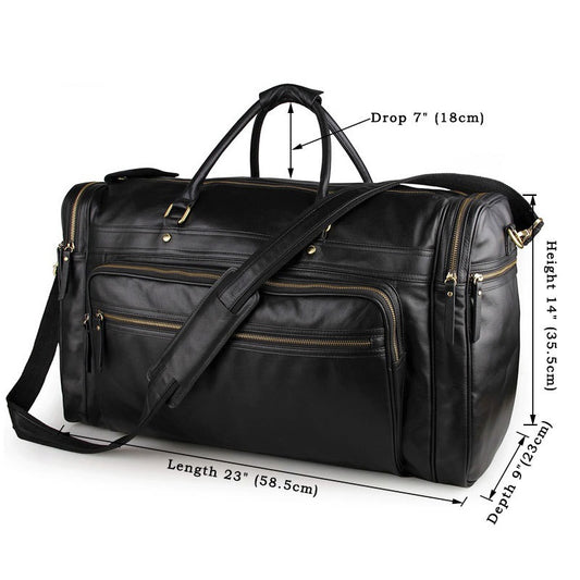 Bolsa de Viaje de Cuero Premium - Capacidad Extra Grande - Image 2