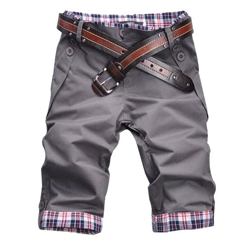 Pantalones Cortos Casuales de Algodón para Hombre Tipo Recto Verano - Image 2