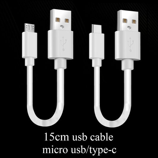 Cable USB Tipo C Corto 15cm - Carga Rápida para Móviles - Image 2