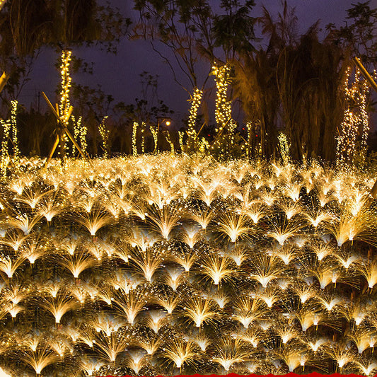 Luz Solar Decorativa de Fibra Óptica para Jardín - Resistente al Agua - Image 2