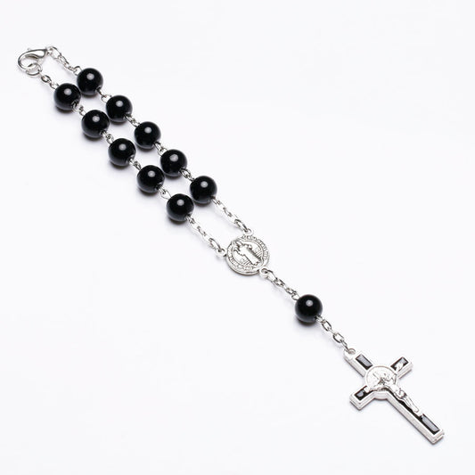 Pulsera Rosario Católico con Cruz Colgante Goteo - Image 2