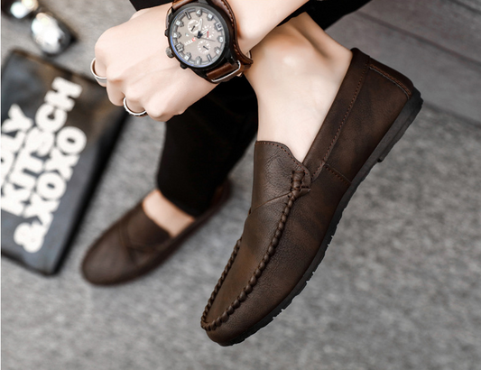 Zapatos Casuales de Cuero para Hombre - Estilo Coreano Británico - Image 2