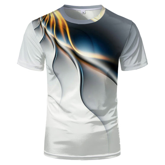Playera Suelta Impresa en 3D sin Cuello - Diseño Tendencia - Image 2