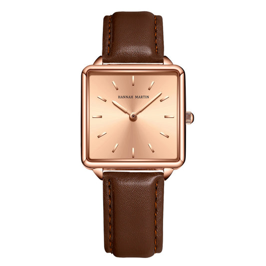 Reloj Cuadrado Minimalista para Mujer con Movimiento Japonés - Image 2