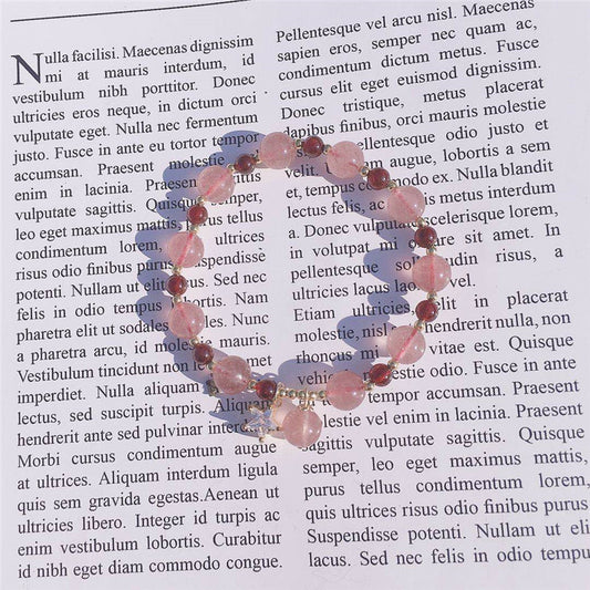 Pulsera de Cristal Cuarzo Rojo Sangre de Paloma - Energía y Prosperidad - Image 2