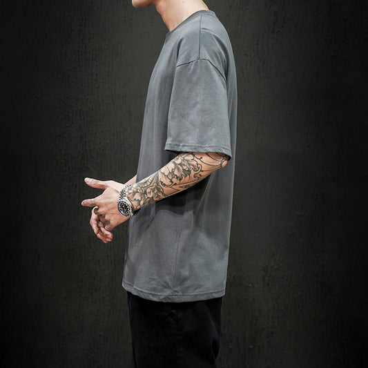 Camiseta Básica de Verano para Hombre - Ajuste Holgado y Transpirable - Image 2