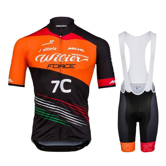 Conjunto de Maillot de Ciclismo de Manga Corta con Babero - Image 2
