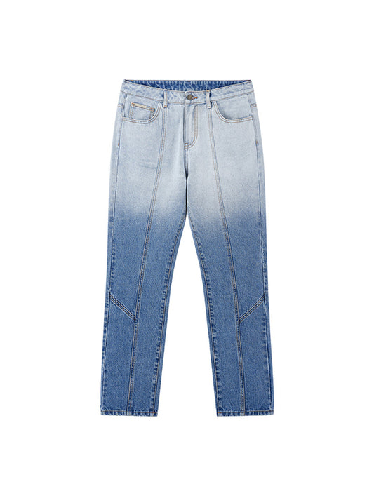 Jeans Rotos Degradados Efecto Lavado Vintage - Image 2