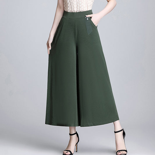 Pantalones Culotte Anchos y Ligeros Largo Tobillo - Image 2