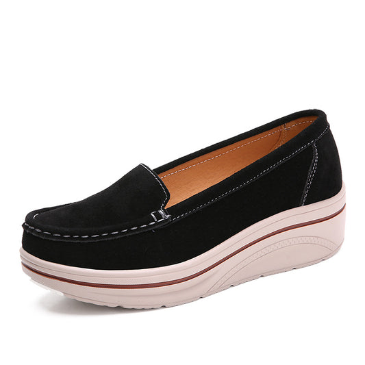 Zapatos de Cuña Abuela con Suela Reforzada y Tacón Elevado - Image 2