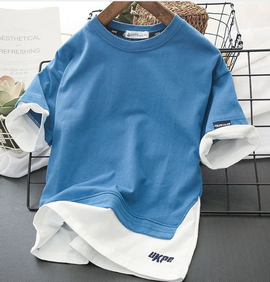 Blusa Falsa de Dos Piezas Tendencia - Image 2