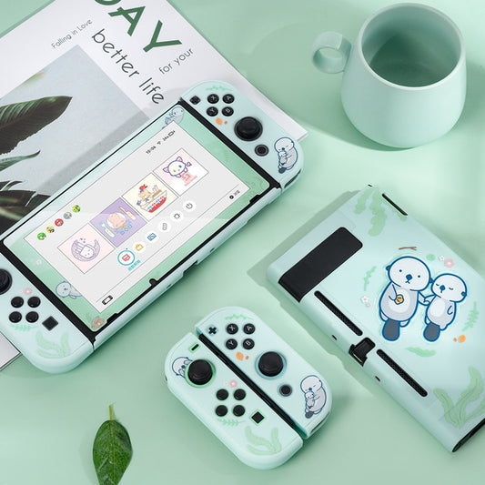 Funda Protectora de Nutria Marina para Control Nintendo Switch Lite - Carcasa Rígida PC con Agarre - Image 2