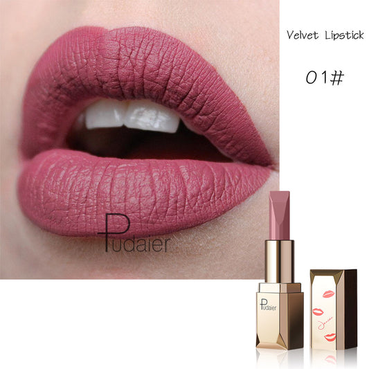 Labial Velvet Matte Pudaier - Acabado Aterciopelado de Larga Duración - Image 2