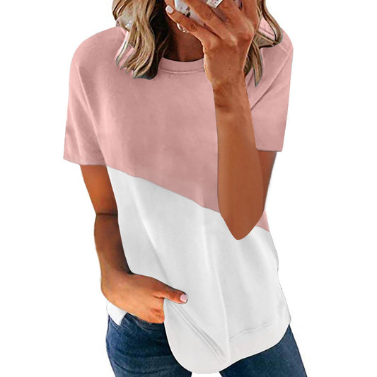 Playera Casual de Cuello Redondo Manga Corta para Mujer - Colección Verano - Image 2
