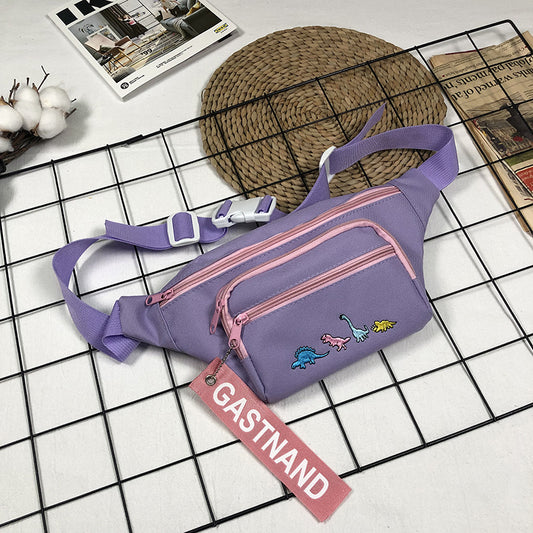 Bolsa de Pecho Pequeña para Estudiantes - Diseño Minimalista con Bordado - Image 2
