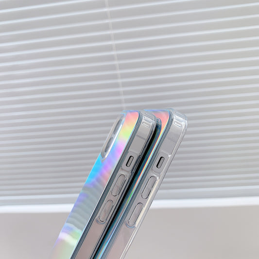 Funda Móvil Aurora Degradado Láser Multicolor - Protección Total Anti-caídas - Image 2
