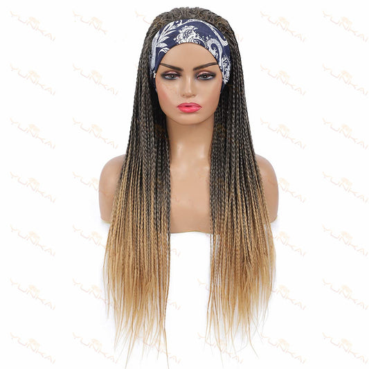 Turbante Protector de Cabello Trenzado Africano con Banda Elástica - Image 2