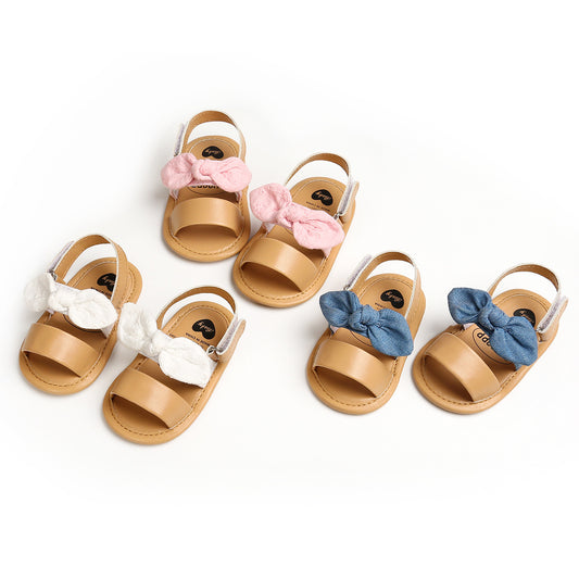 Sandalias para Bebé con Moño Adorable - Image 2