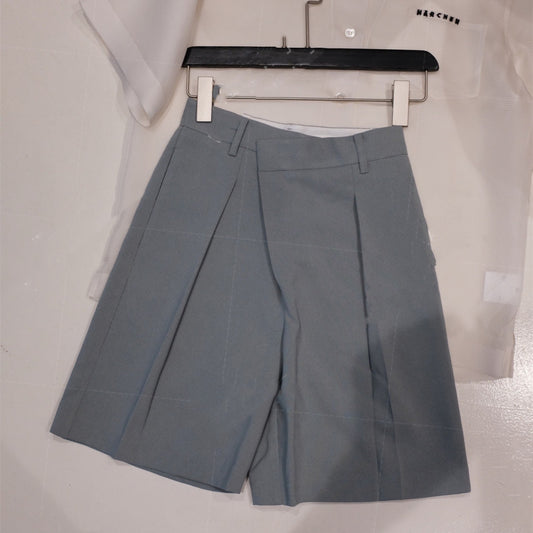 Bermudas de Vestir con Detalle Diagonal - Image 2