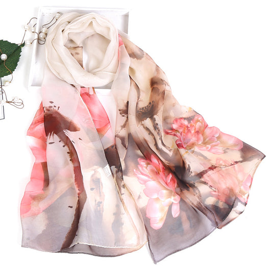 Pañuelo Ligero Primavera Otoño para Mujer Estilo Pastoral - Image 2
