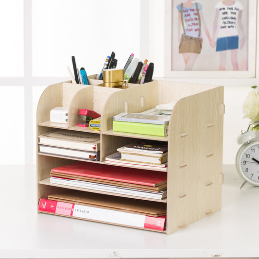 Caja de Almacenamiento de Madera para Escritorio - Image 2