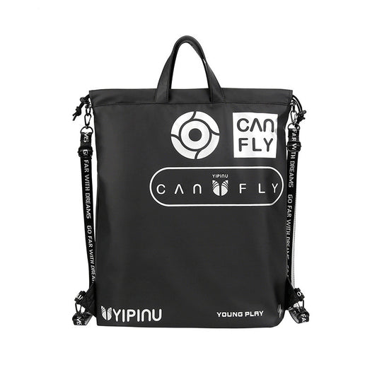 Mochila Deportiva con Bolsillos y Cordón Ajustable para Hombre - Image 2