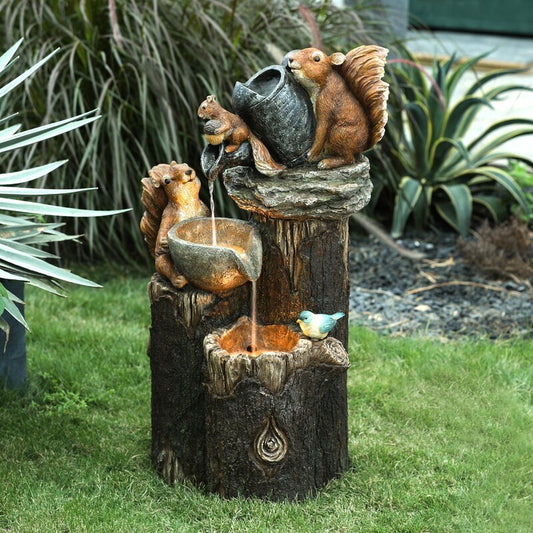 Estatua Decorativa Familia de Patos para Jardín - Image 2