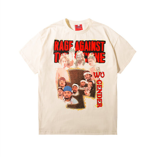 Camiseta Manga Corta Hombre Algodón Puro Estilo Hong Kong - Image 2