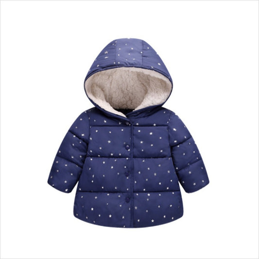 Chaqueta Acolchada Infantil Estilo Estrellas - Algodón Premium - Image 2