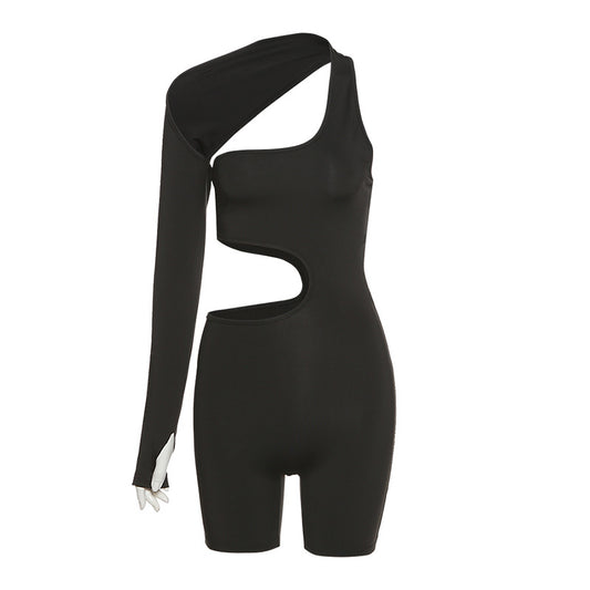 Jumpsuit Deportivo con Cutouts Atrevidos y Mangas Largas - Image 2