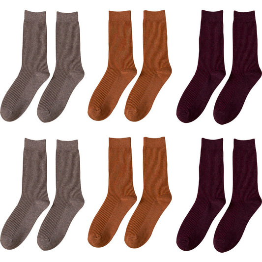 Calcetines Deportivos Altos de Algodón Puro para Primavera y Otoño - Image 2