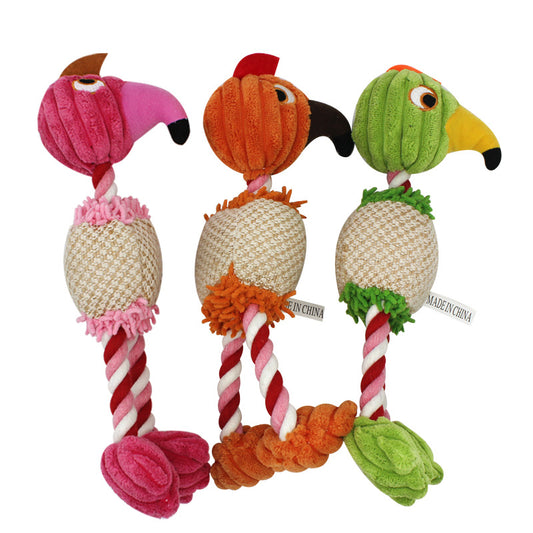 Juguete Sonajero para Pájaros de Cuerda Tricolor - Image 2