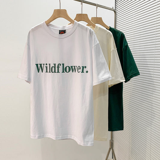 Playera Casual de Verano para Hombre Estilo Coreano con Estampado de Letras - Image 2