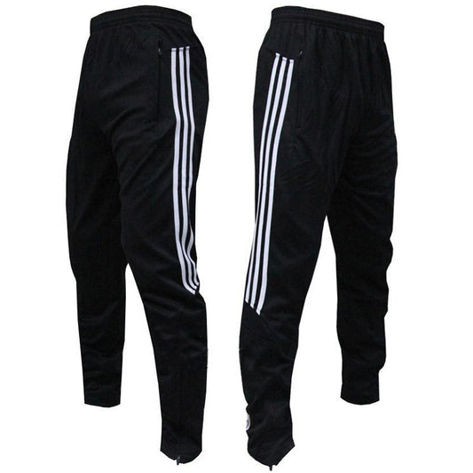 Pantalones de Entrenamiento con Cierre de Tres Barras y Puño Ajustable - Image 2