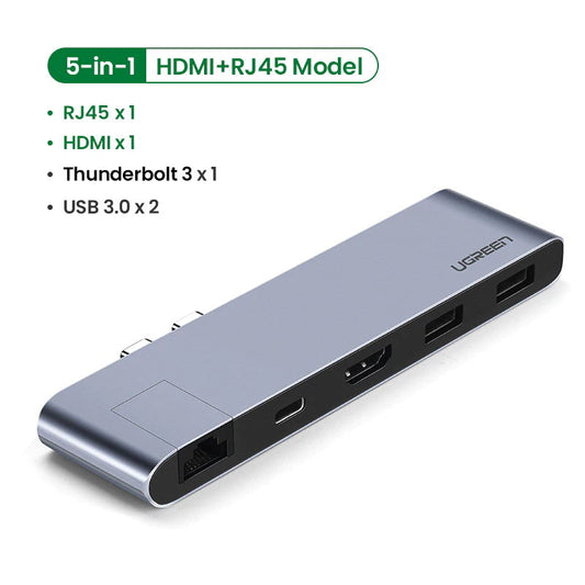 Estación de Acoplamiento USB-C Greenlink con Expansión Thunderbolt - Image 2