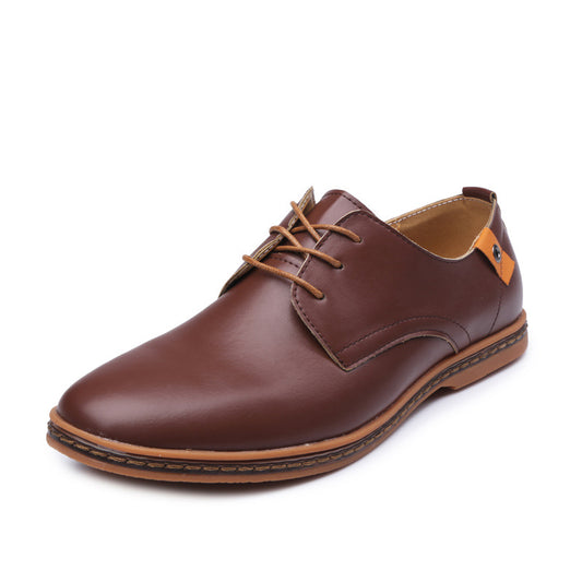 Zapatos Casuales de Cuero para Hombre - Talla Grande Negocios y Diario - Image 2